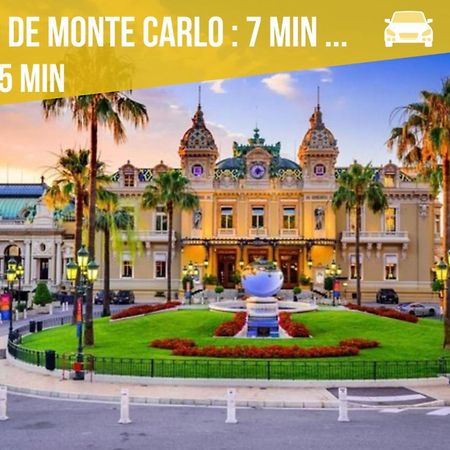 Appartement Moderne Climatise Monaco Vue Mer Cap-d'Ail Exterior foto