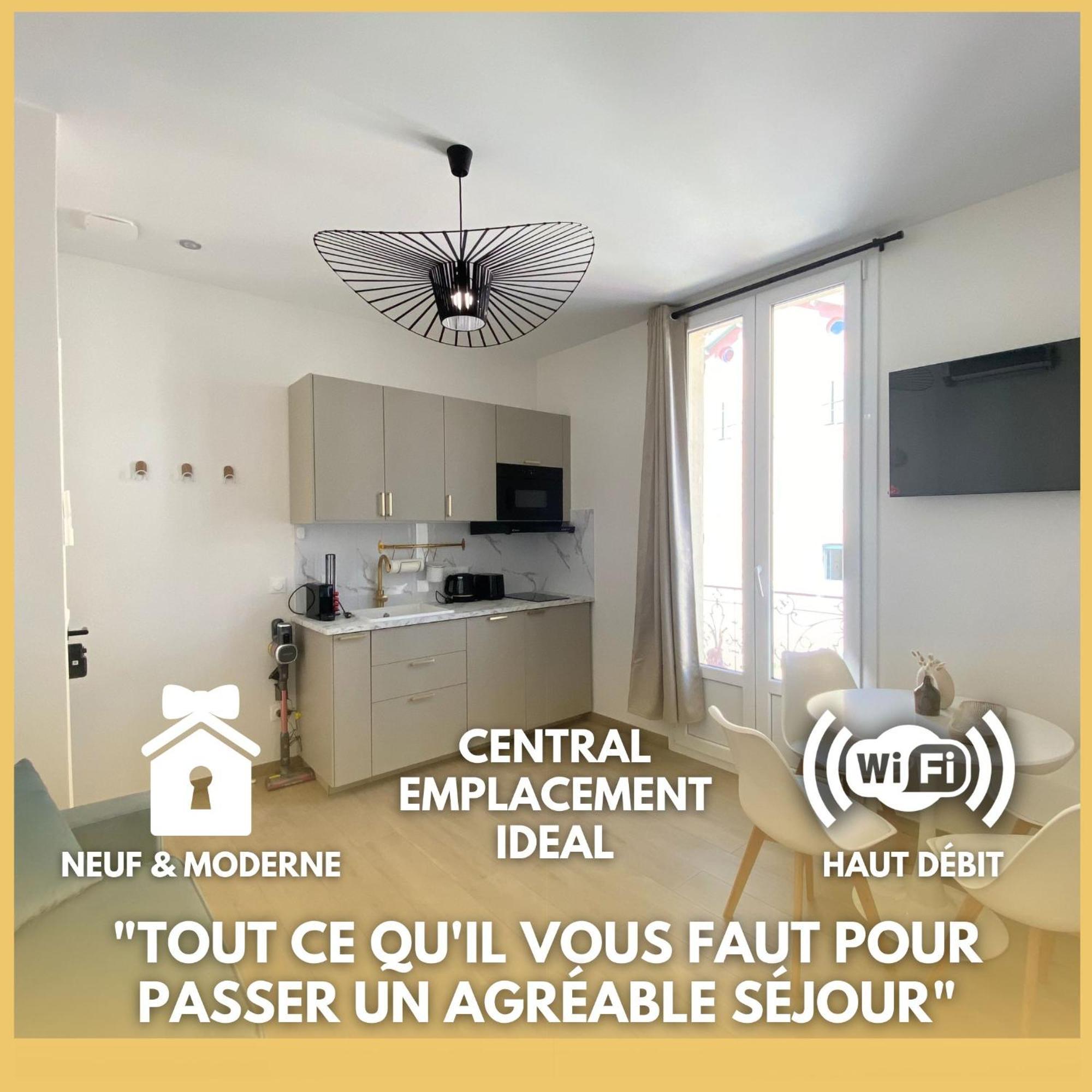 Appartement Moderne Climatise Monaco Vue Mer Cap-d'Ail Exterior foto